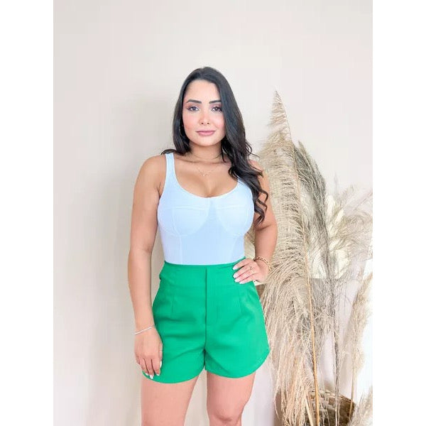 Short Alfaiataria Modelo Zara Feminino