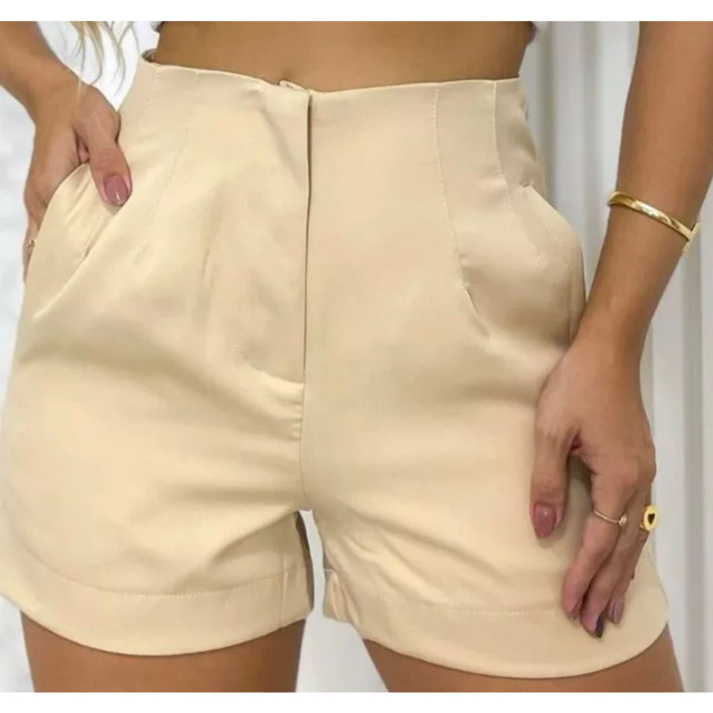 Short Alfaiataria Modelo Zara Feminino