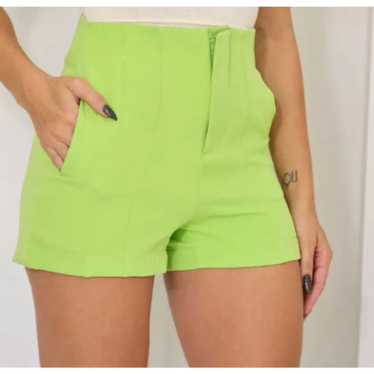 Short Alfaiataria Modelo Zara Feminino